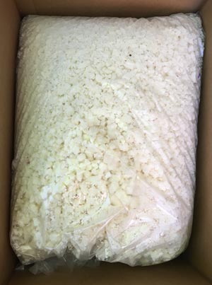 shredded talalay latex