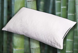 Adjustable Pillow with a Zippered Rayon Case