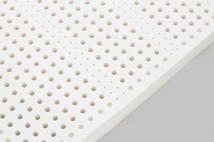 latex foam pillow with holes