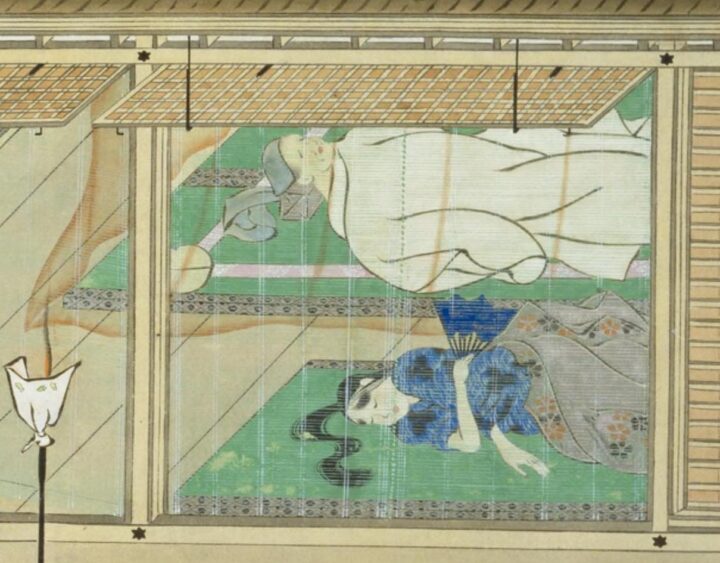 Tatami used as sleeping mats (1309)